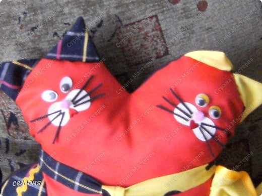Valentine classe do Mestre Dia do Amor Cats Costura Foto Tecido 12